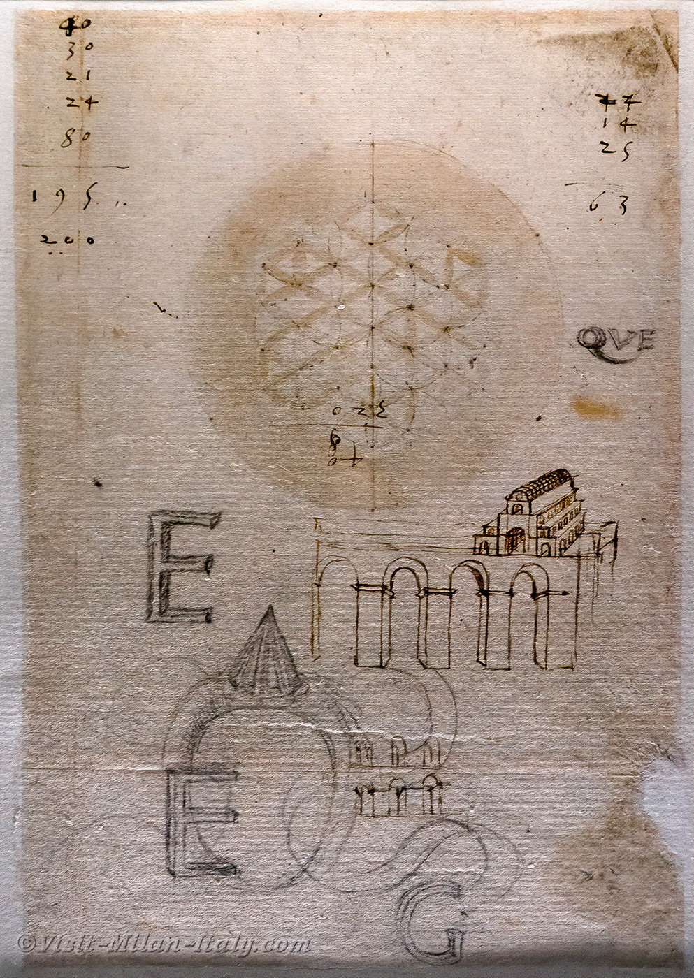 Leonardo da Vinci Codex Atlanticus Ambrosiana Milan Italy